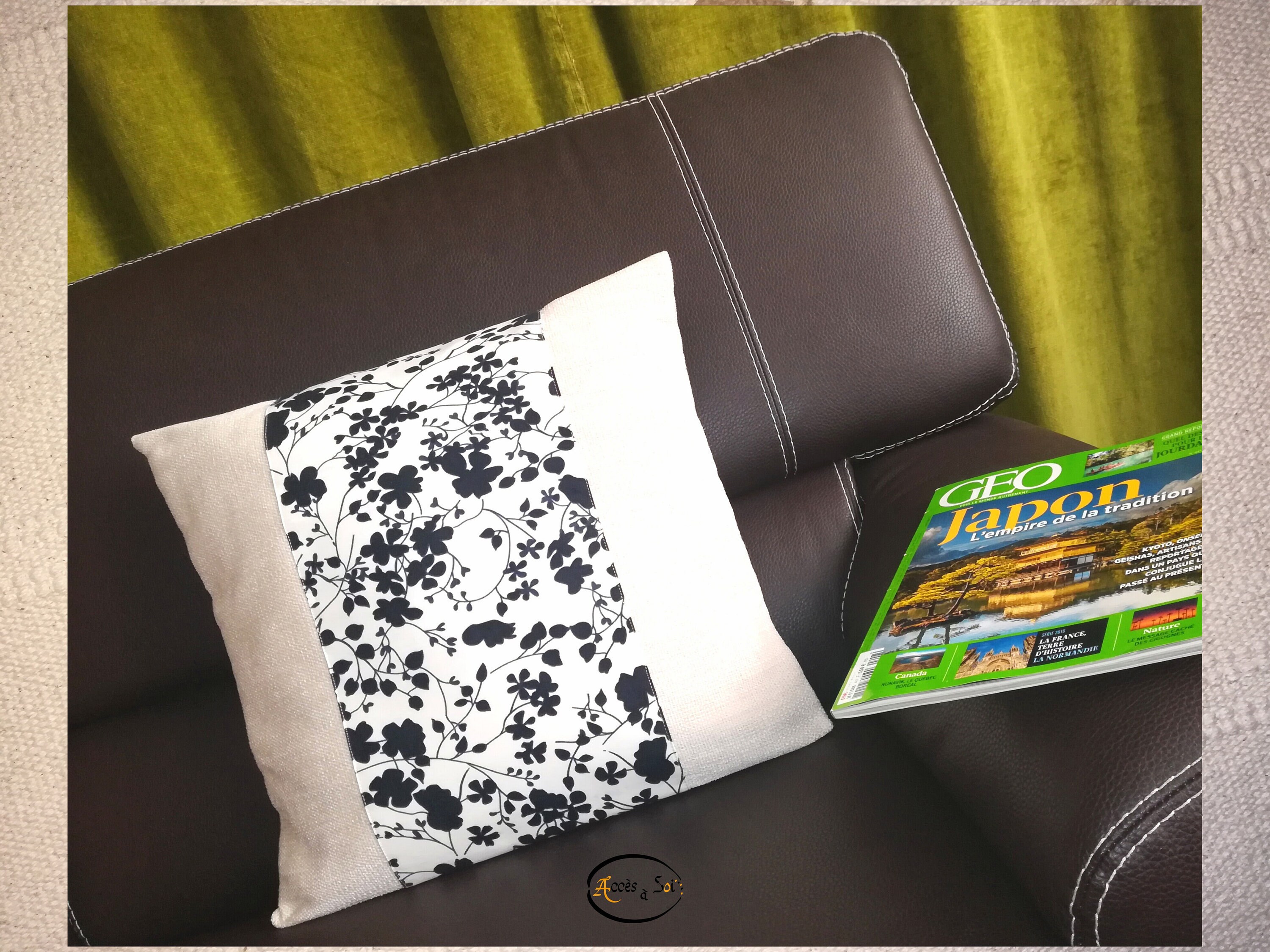 Taie d'oreiller Motifs Fleurs Du Japon