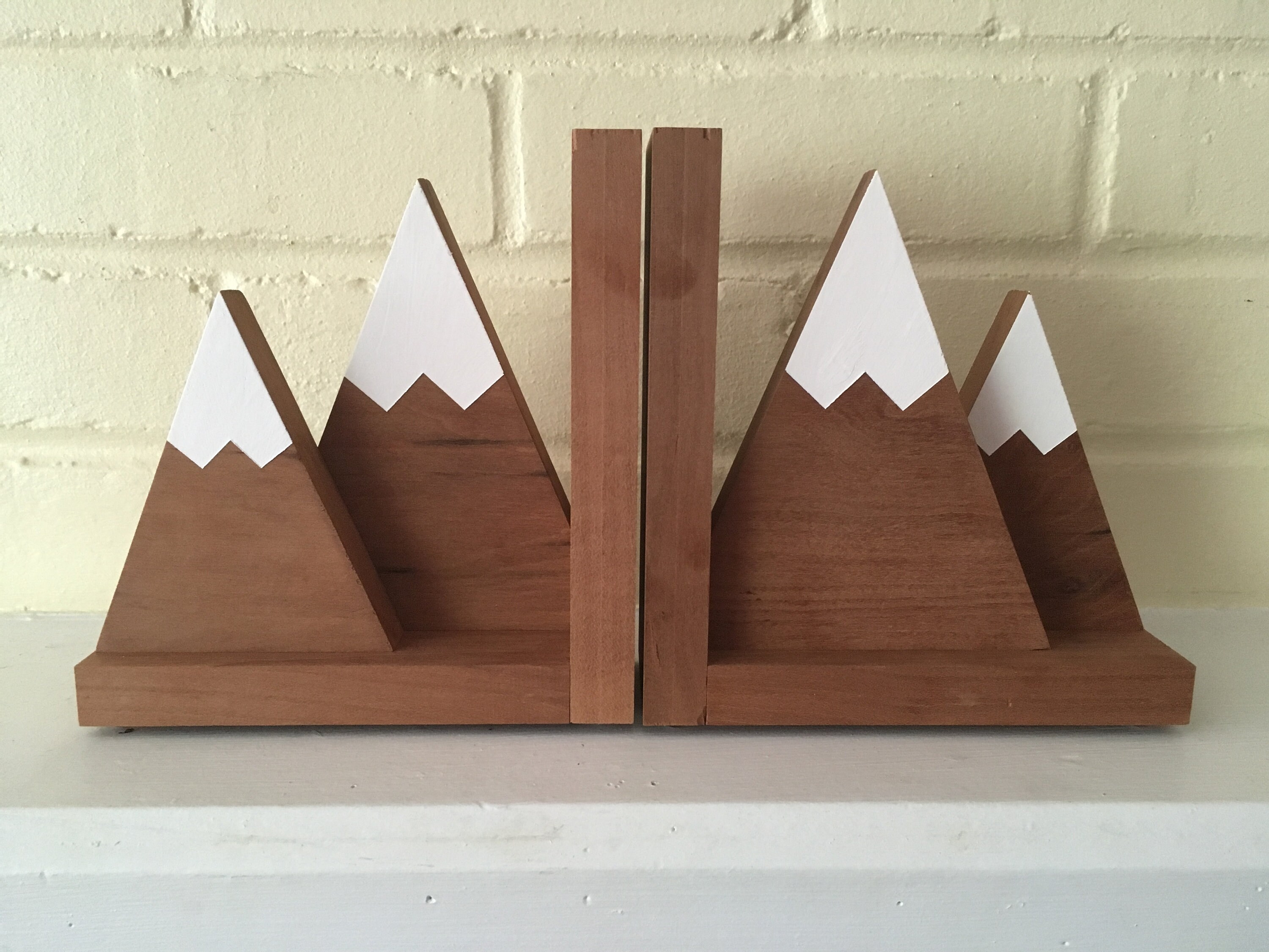Mountain Bookends Etsy
