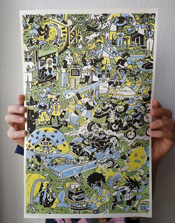 The Festival Screen Print