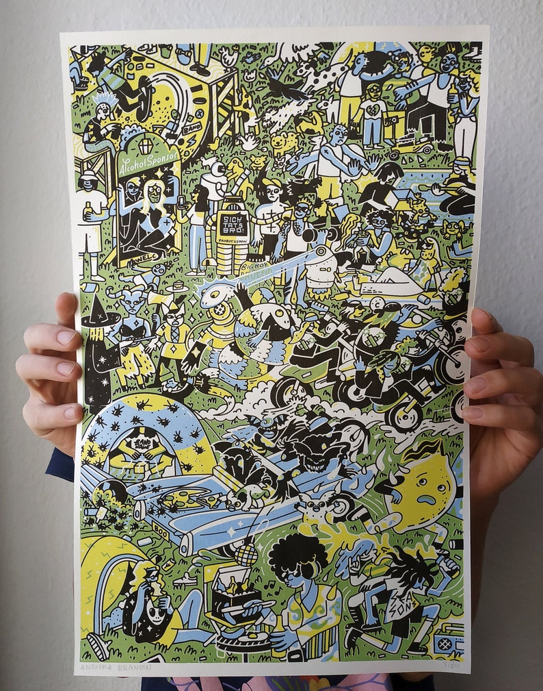 The Festival Screen Print image 1