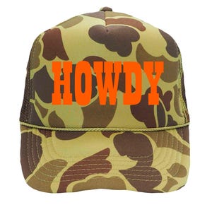 Howdy Camo Trucker