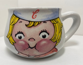 Vintage Kitschy Campbells Soup Kid Mug 1998