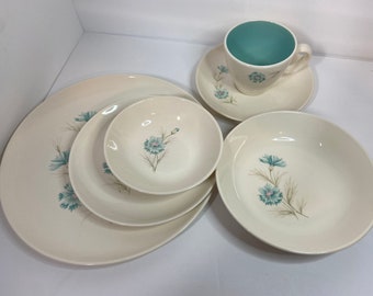 Taylor Smith and Taylor Vintage/Mid Century Ever Yours "Boutoniere" Dishes