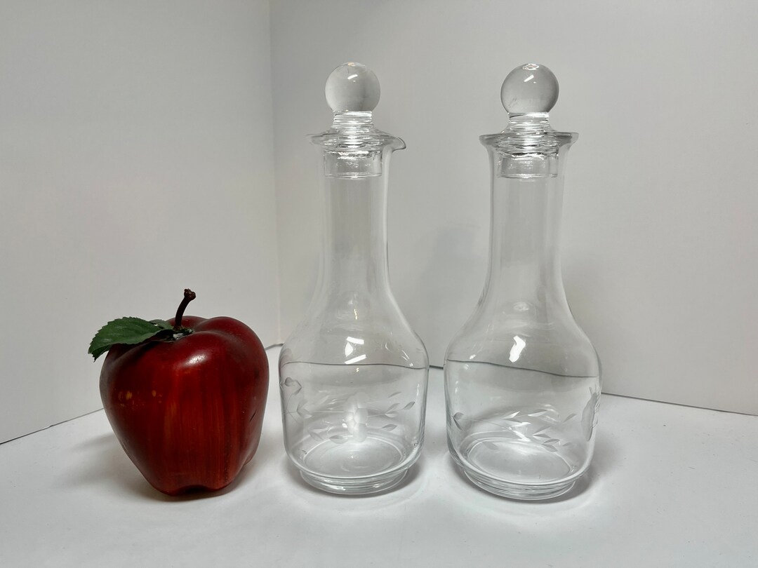 Vintage Princess House HERATAGE Oil and Vinegar Cruets With Etsy
