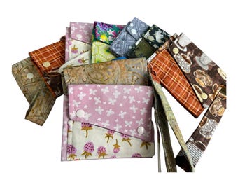 Handmade Fabric Tract Card Holder | Field Ministry Organizer