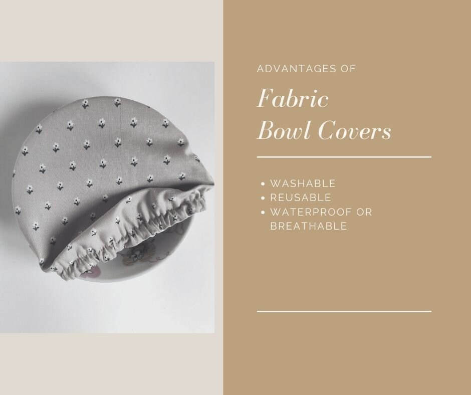 Reusable Bowl Cover PDF Tutorial how to Make Washable Plate Etsy