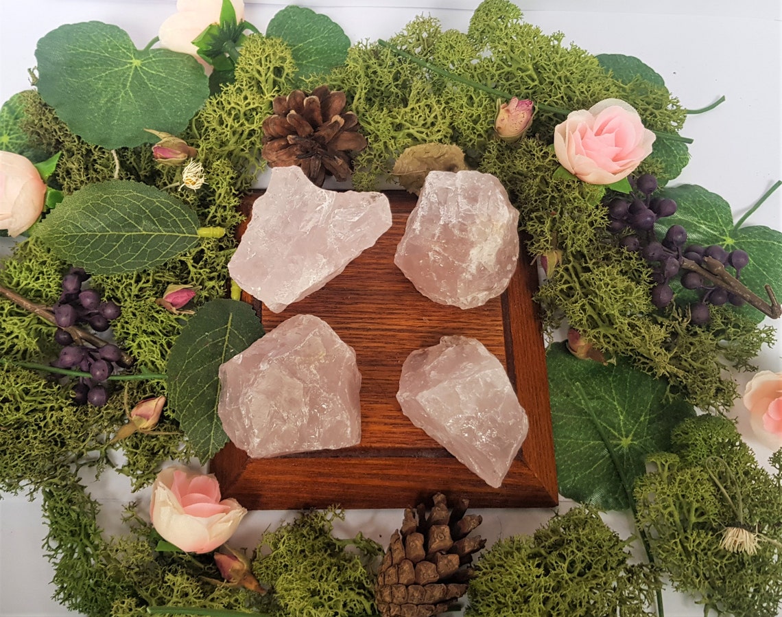 semi raw rose quartz chunk semi raw rose quartz chunk
