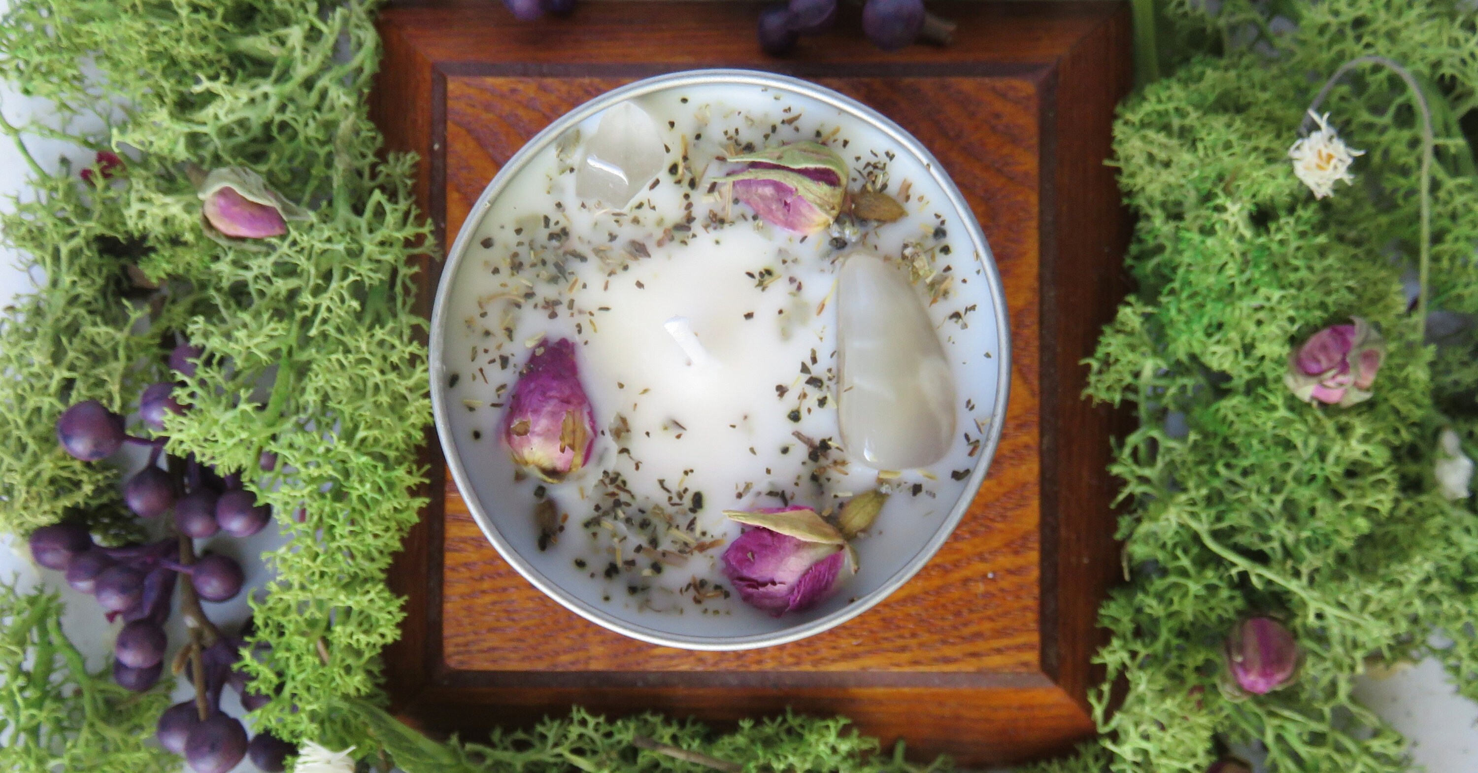 New Beginnings - Moonstone, Clear Quartz, Peppermint, Lemon, Sage, Ro…