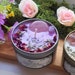 Friendship Crystal Candle, Friendship crystals Rose Quartz & Clear Quartz Candle, Lemon Bergamot Essential Oils, vegan - Cosmic City Studios 