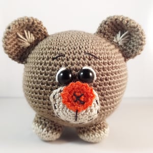 AmiguBubble Bear Pattern* Amigurumi* Teddy Bear Crochet* Crochet Pattern* Bear Amigurumi