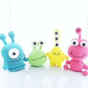 Familia Aliencroch * Amigurumi * Patrón * Pattern