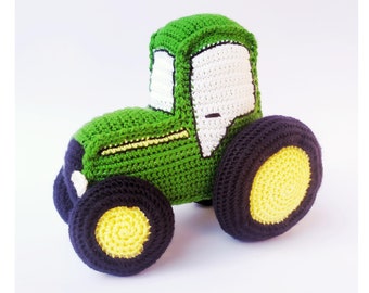 John Deere Tractor pattern * Amigurumi tractor* crochet tractor * crochet pattern * tractor pattern* tractor toy