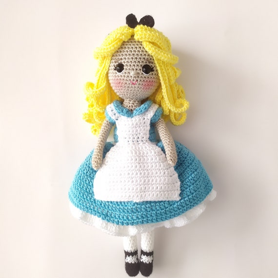 Alice in Wonderland pattern Amigurumi crochet Patternsamigurumi Patterndisney Princessalice in Wonderlandcrochet Etsy