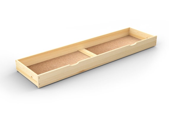 Nodax Underbed Storage Drawer 188 Cm Long In Pine Finish Etsy