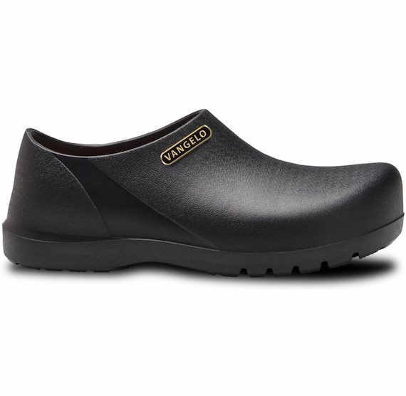 black non slip clogs