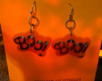Vintage 80’s BOO earrings