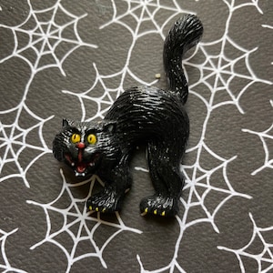 Black Cat Russ halloween pin