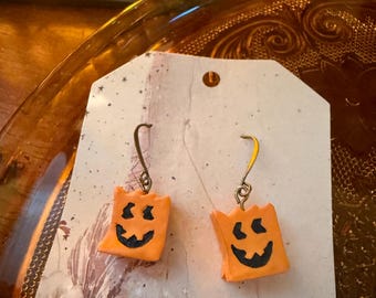 Trick or Treat bags earrings