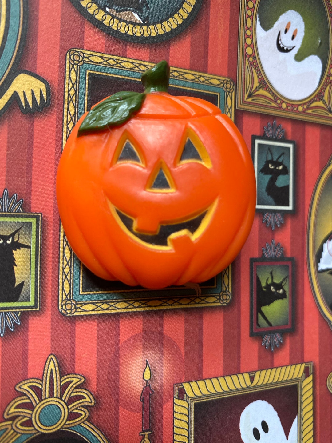 Hallmark Jackolantern Vintage Halloween Pin Etsy