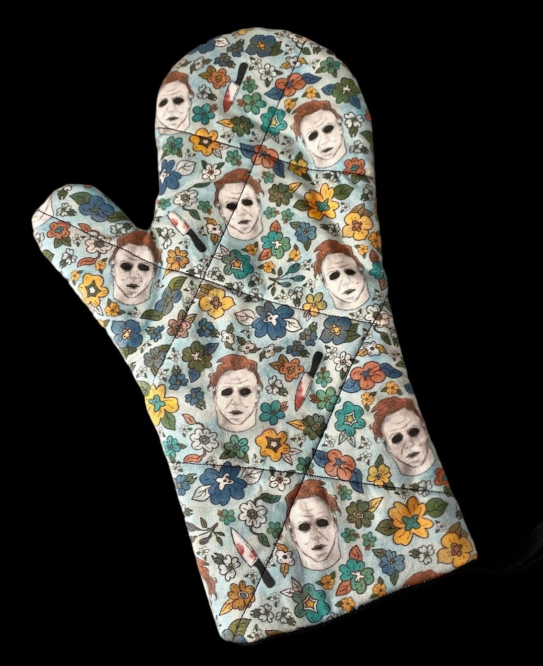 Halloween Oven Mitt Michael Myers Oven Mitt Horror Movie Etsy