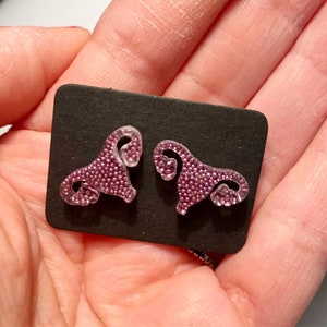 Uterus Stud Earrings, Uterus, Uteri Studs, Uterus Earrings, womens rights, feminist earrings, roevwade, prochoice, gift for women, protest