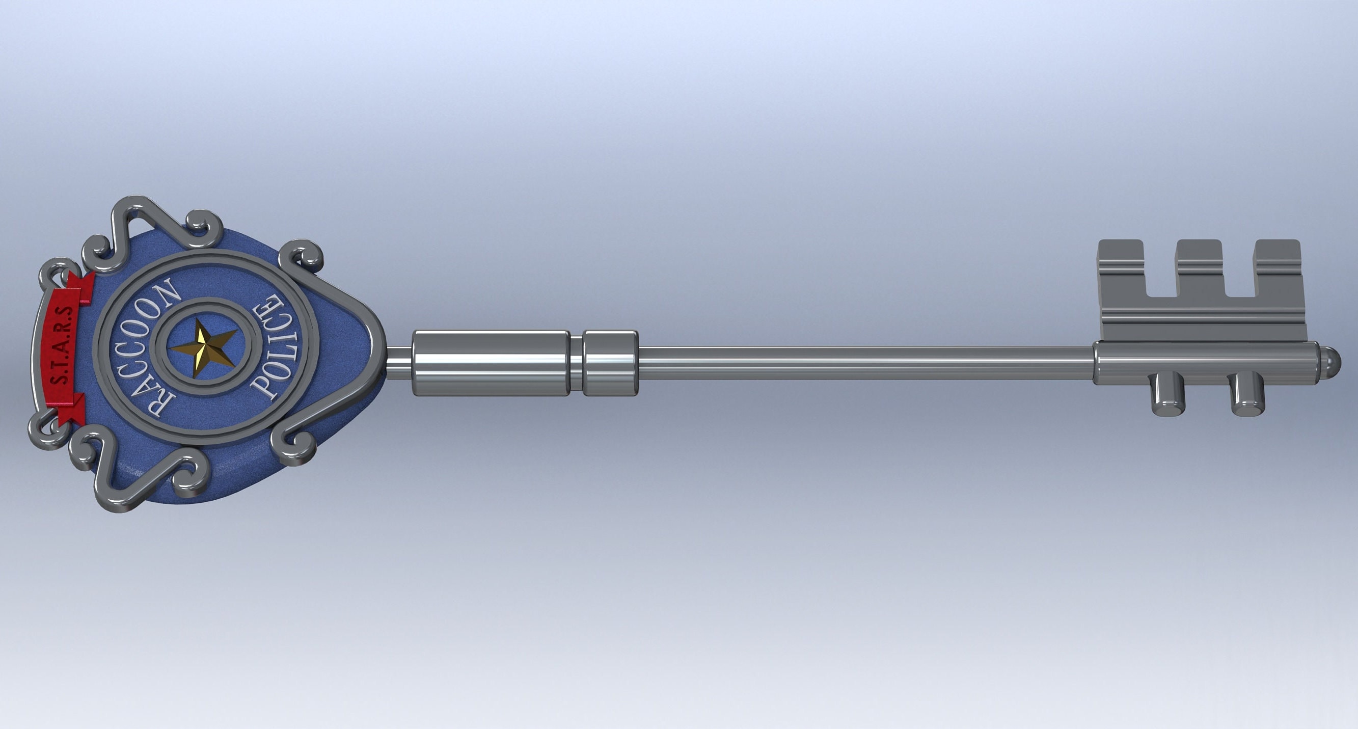 STARS Key RCPD 3D Model - Etsy