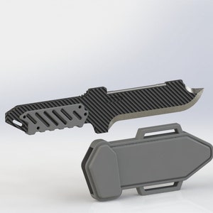 MGS4 CQC stun knife - 3D model