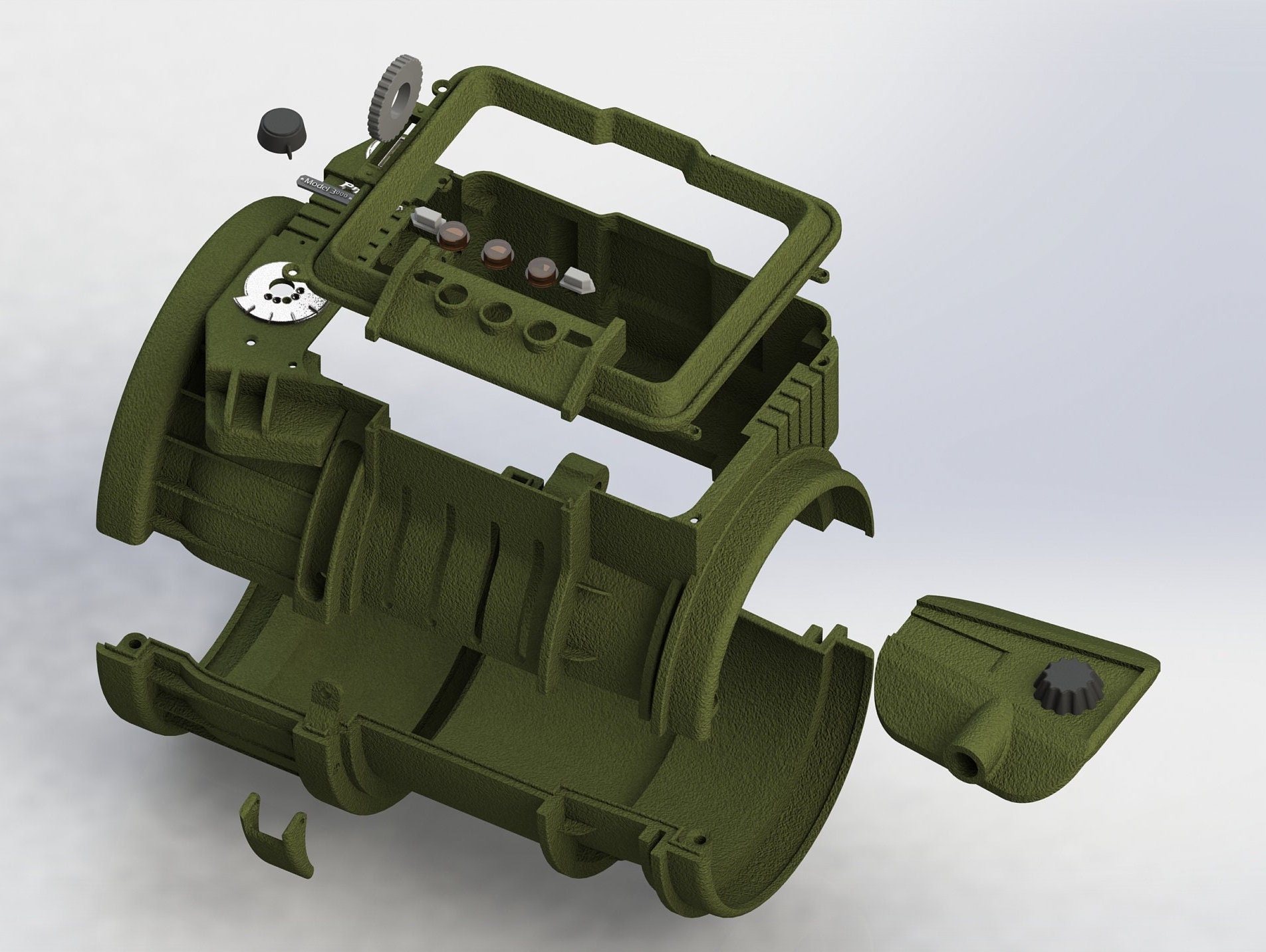 Pipboy 3000 3D Model Etsy