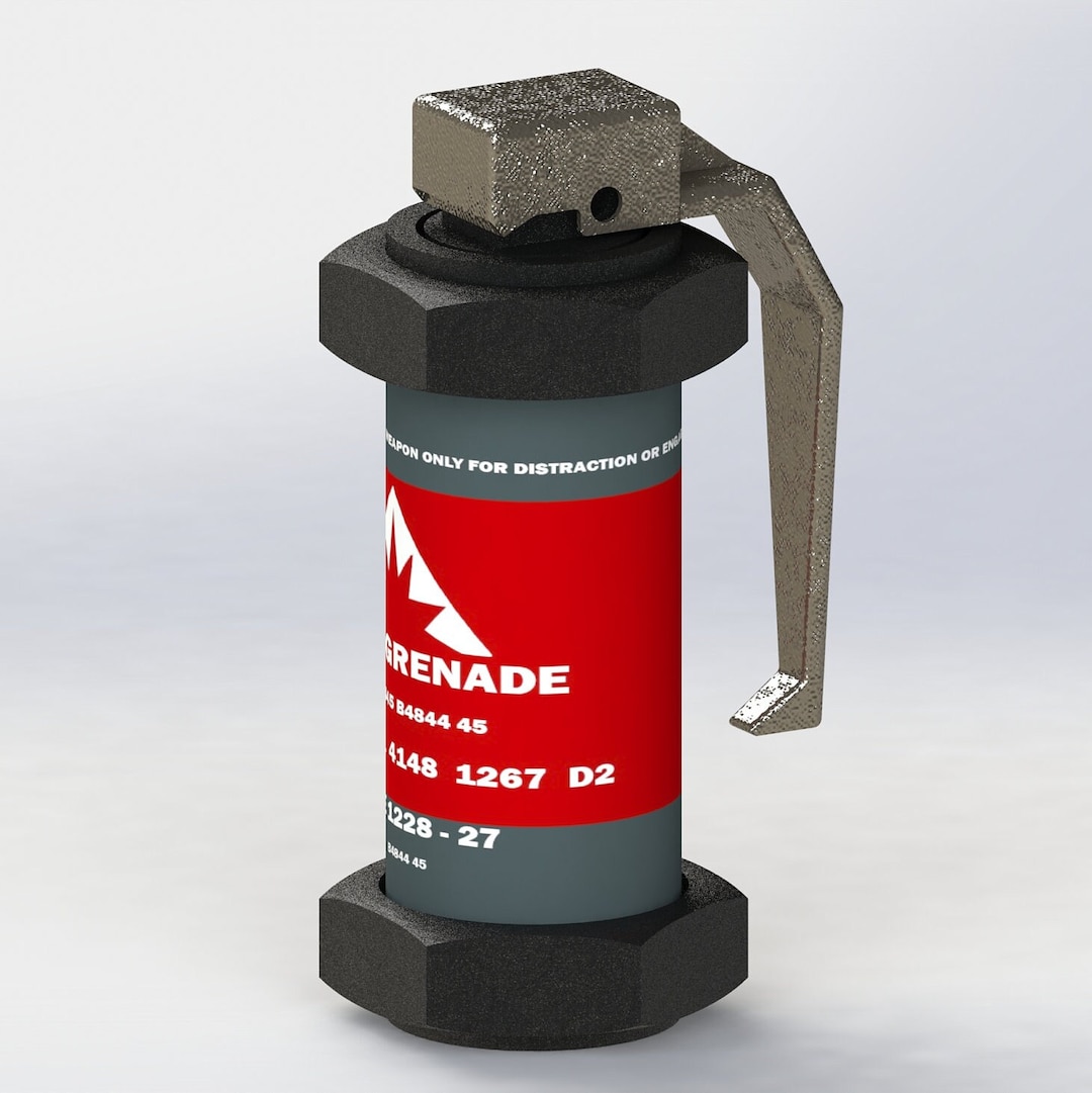 MGSV QUIET Grenade (XOF) - 3D Model - Etsy
