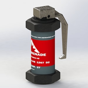 MGSV QUIET grenade (XOF) - 3D model