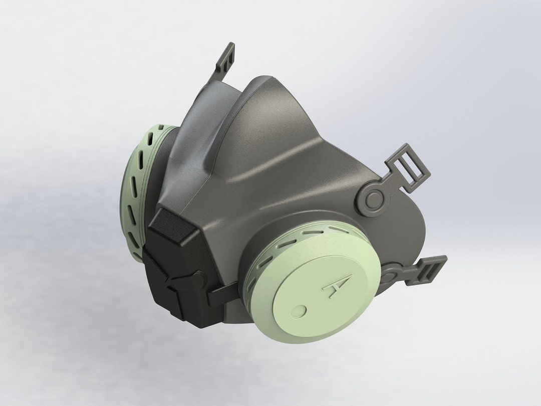 MGSV TPP Gas Mask 3D Model Etsy