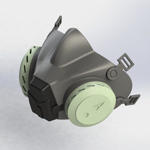 MGSV TPP gas mask - 3D model