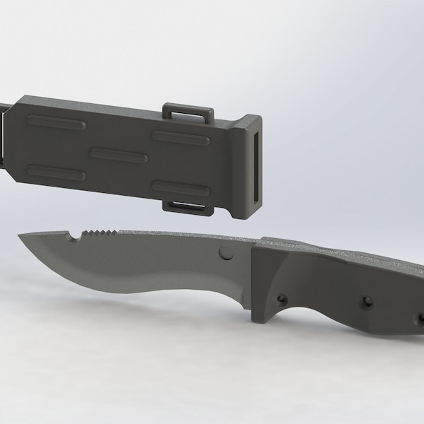 MGSV CQC Kampfmesser - 3D-Modell