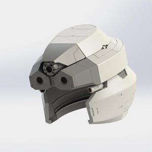 FF7 - Shinra guard helmet - 3D model