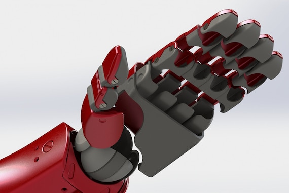 MGSV TPP Venom Snake Cyborg Arm - 3D Model - Etsy