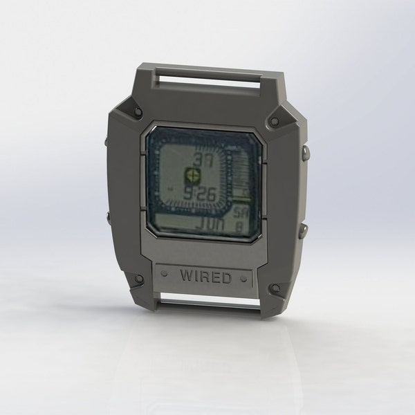 MGSV Seiko Wired watch face - 3D model