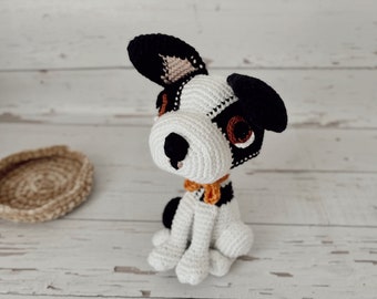 Custom Crochet French Bulldog Replica, Amigurumi French Bulldog, Amigurumi Frenchie, Personalized Look Alike Dog, Amigurumi Boston Terrier