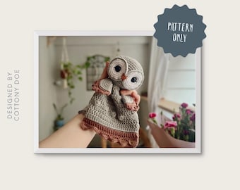 Schema all'uncinetto per il gufo: Ügi il gufo - Giocattolo amigurumi per la cameretta dei bambini (PDF)