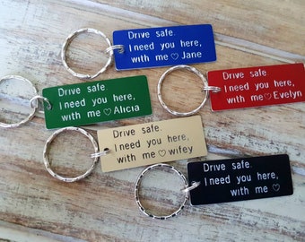 PATIKIL Drive Safe sleutelhanger, 1 set sleutelhanger letter S Ich