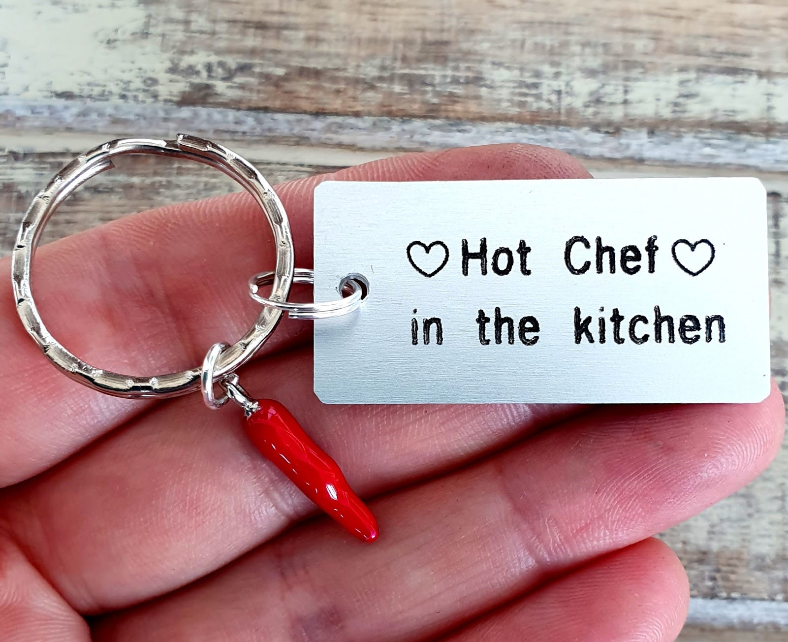 Hot Chef in the Kitchen Keychain Personalized Engraved - Etsy