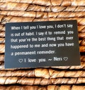 Personalized Engraved Wallet Card, When I tell you, Couple, Husband, Gift, Custom Text, Anniversary, Wallet Insert, Love Message, Customized product logo
