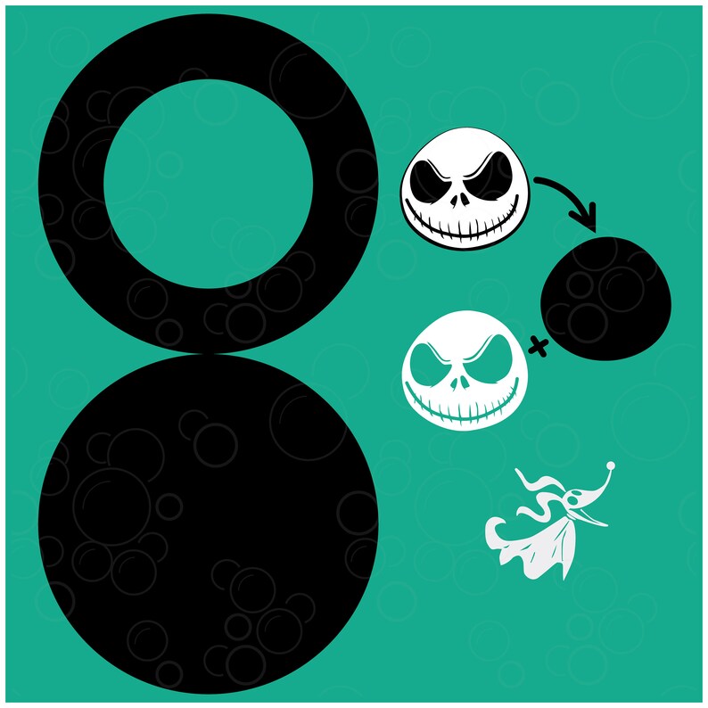 Download Nightmare before Christmas svg Jack SVG Zero SVG Skull svg ...