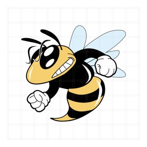 Hornet SVG, Cutting file, svg & png, Cute Hornet SVG, Fun shirt print. Cricut and Silhouette file. Digital clipart.
