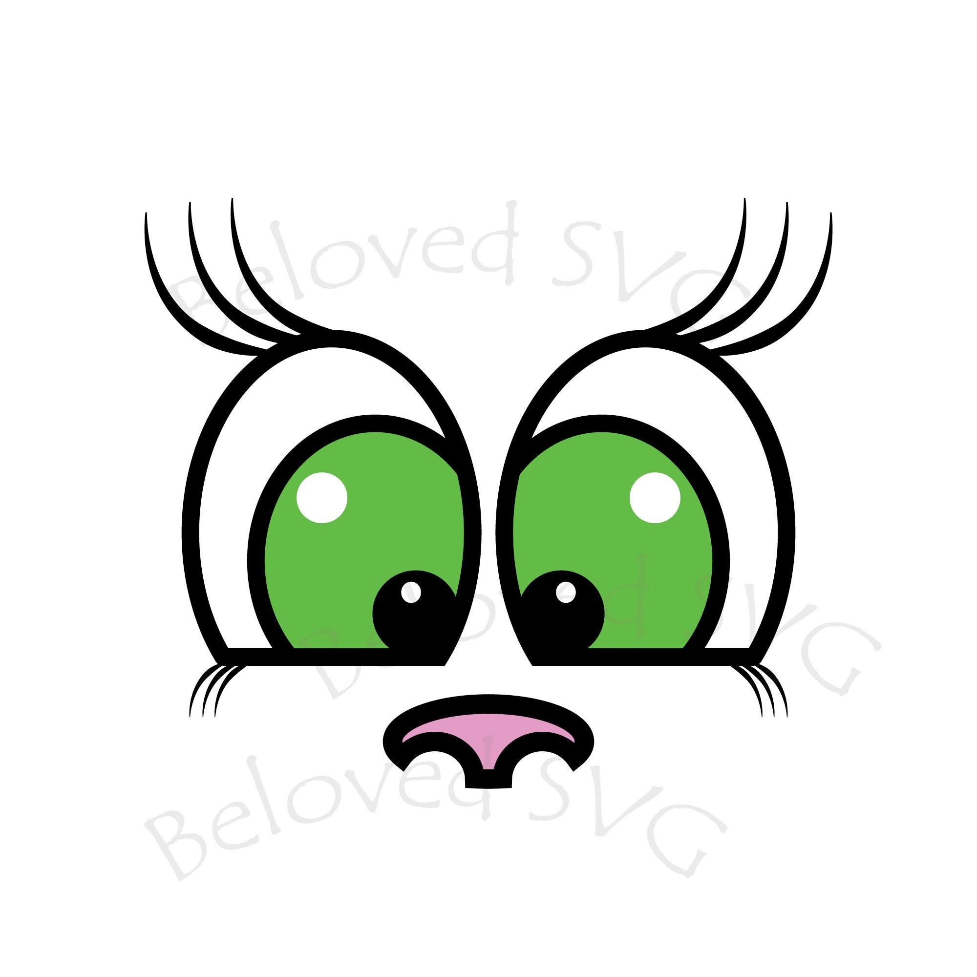 Lindos ojos de conejo de dibujos animados o ojos de gato para - Etsy México Lindos ojos de conejo de dibujos animados o ojos de gato para - Etsy México