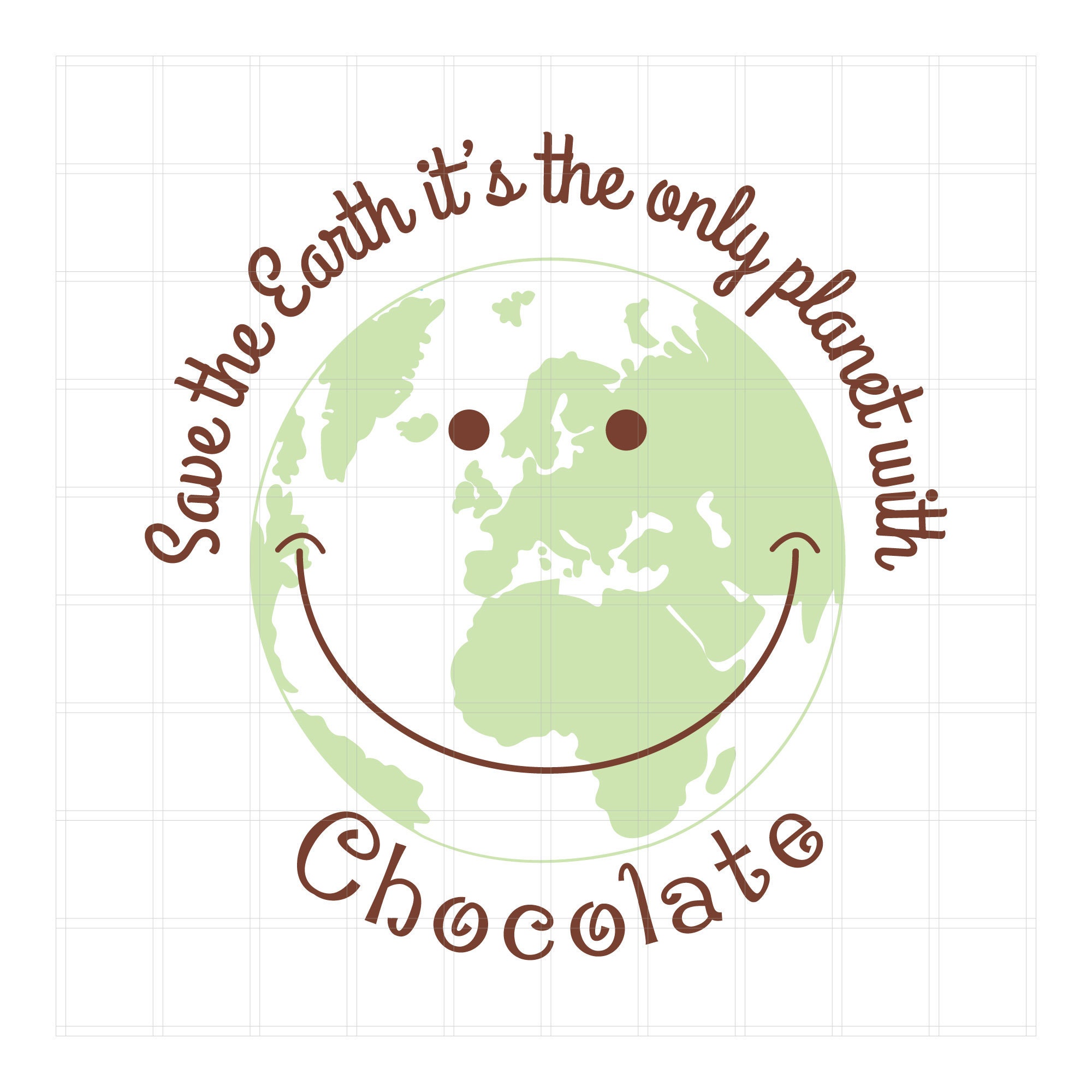 Download Save The Earth It S The Only Planet With Chocolat Svg Etsy