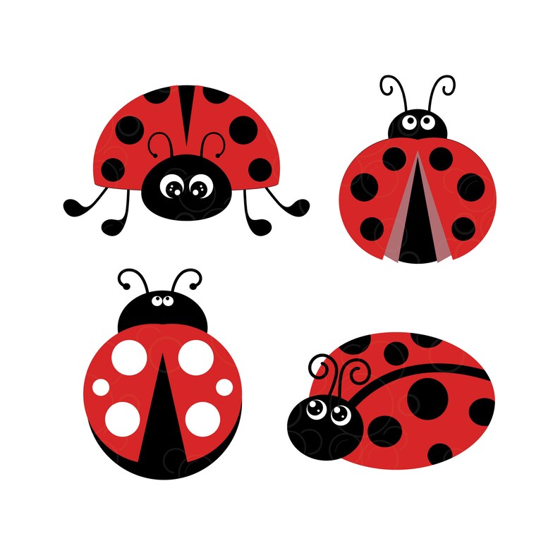 Download Ladybug SVG Ladybug Clipart SVG Files Cricut Cut Files | Etsy