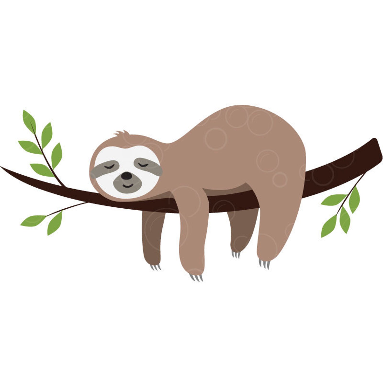 Sloth Svg Sleeping Sloth Svg Sloth Life Svg Baby Sloth Svg - Etsy