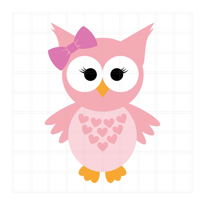 Download Cute Owl SVG Owl cricut Owl with glasses Baby Owl girl svg ...