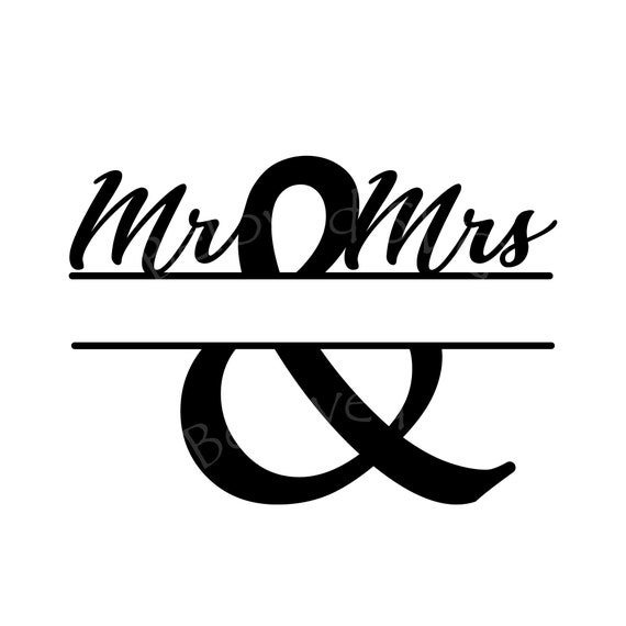 Download Mr And Mrs Svg Wedding Svg Just Married Svg Bride Svg Etsy