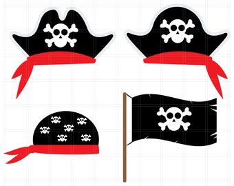 FUIPVGI – Lot De 12 Chapeaux De Pirate En Feutre – 29 X 12 Cm – 3 Motifs – Pour Anniversaire, Halloween, Carnaval